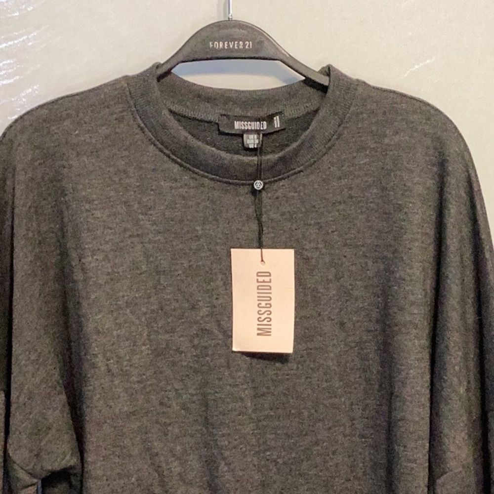 Misguided oversized t-shirt knit dress size 4 - Picture 2 of 10